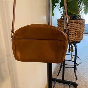 Fossil leather crossbody bag